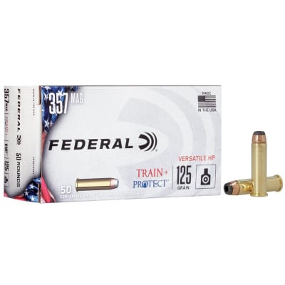 Federal Ammunition 357 Magnum 125 Grain Lead Hollow Point 50 Count