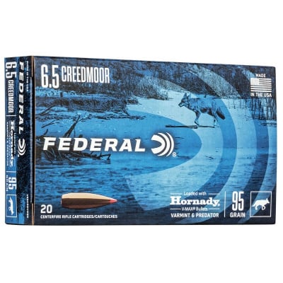 Federal Ammunition 6.5 Creedmoor 95 Grain Polymer Tipped 20 Count