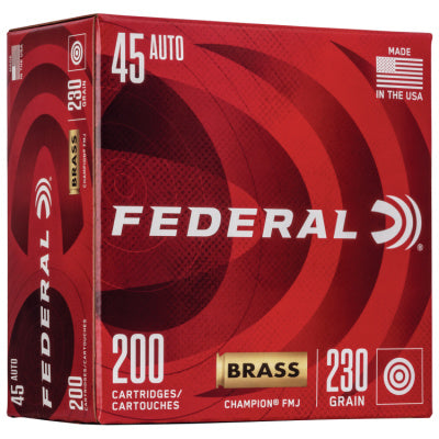 Federal Ammunition 45 ACP 230 Grain Full Metal Jacket