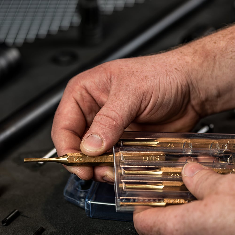 Otis 5 Piece Brass Punch Set