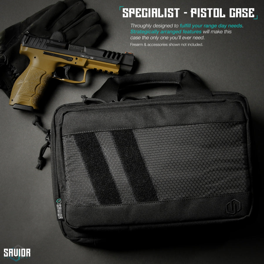 Savior Equipment Specialist Series Low Profile Double Pistol Case