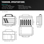 Savior Equipment Specialist Series Low Profile Double Pistol Case