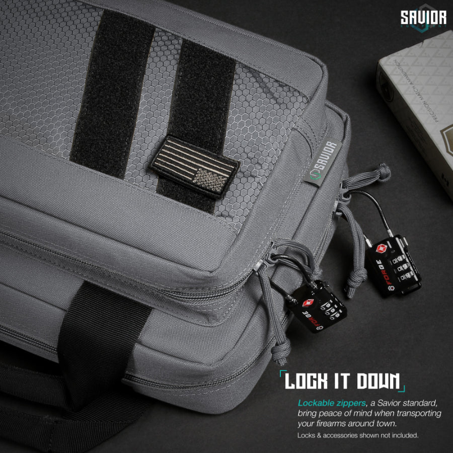 Savior Equipment Specialist Series Low Profile Double Pistol Case