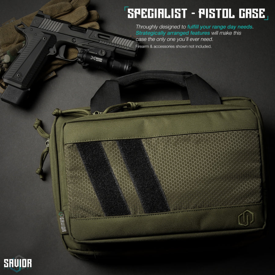 Savior Equipment Specialist Series Low Profile Double Pistol Case