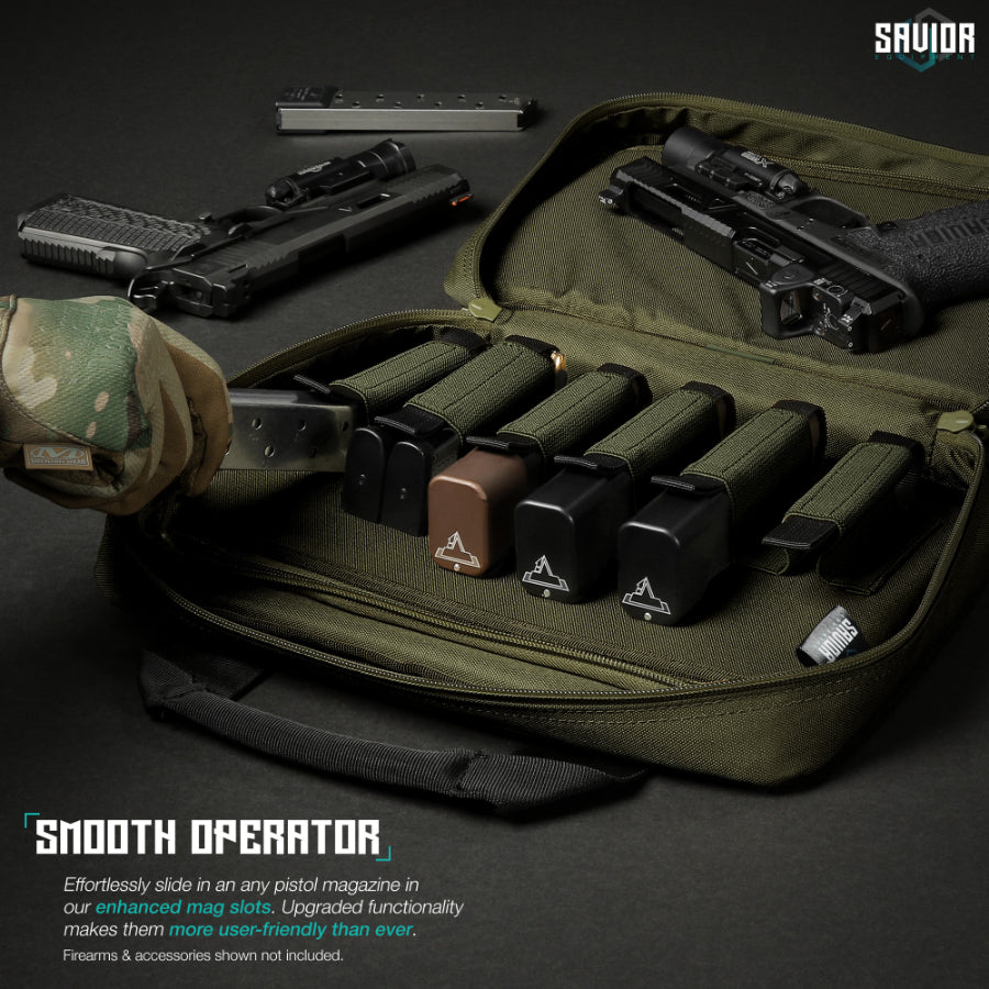 Savior Equipment Specialist Series Low Profile Double Pistol Case
