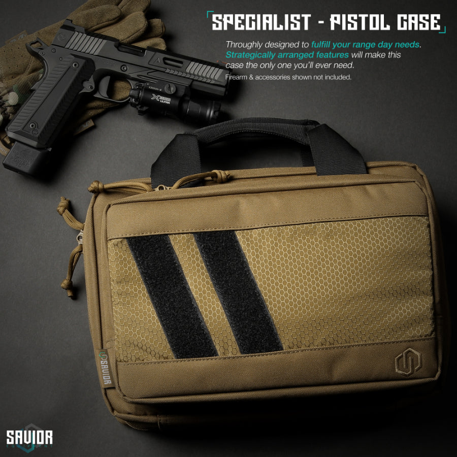 Savior Equipment Specialist Series Low Profile Double Pistol Case
