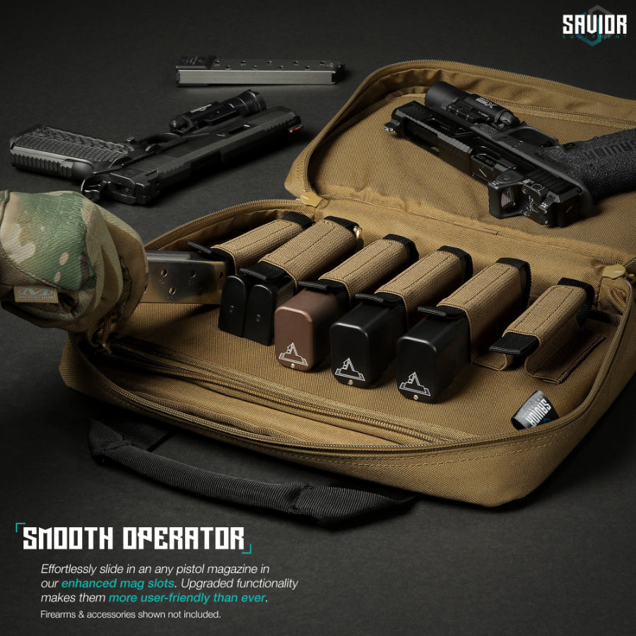 Savior Equipment Specialist Series Low Profile Double Pistol Case