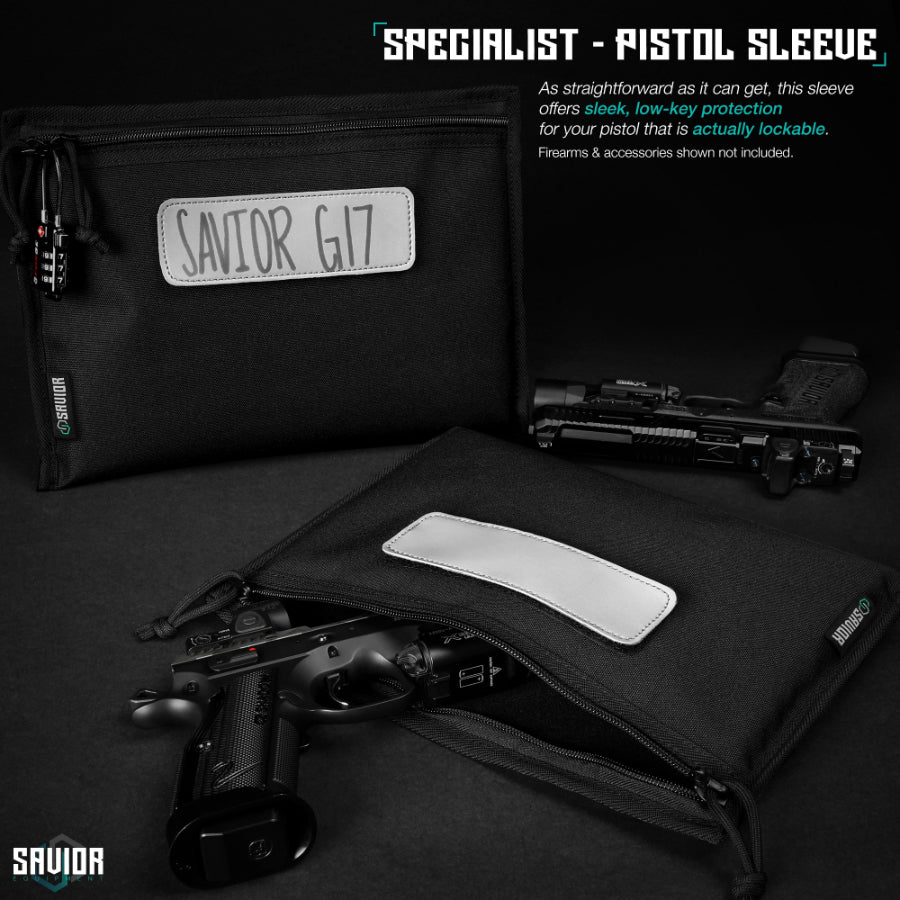 Savior Equipment Pistol Sleeve Polyester Black