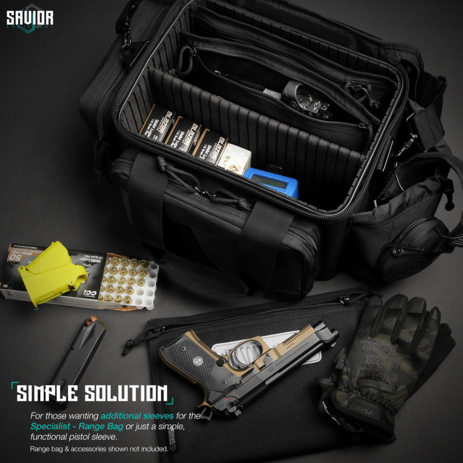 Savior Equipment Pistol Sleeve Polyester Black