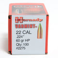 Hornady .224 / 22 60 Grain Hollow Point (100)