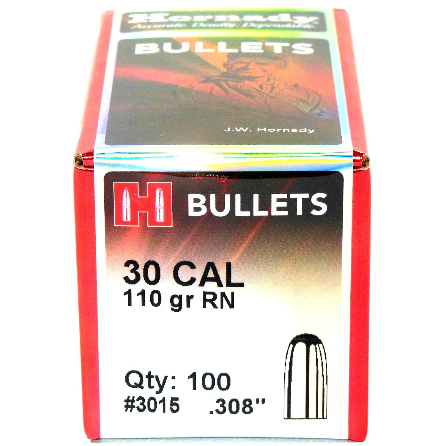 Hornady .308 / 30 110 Grain Round Nose (100)