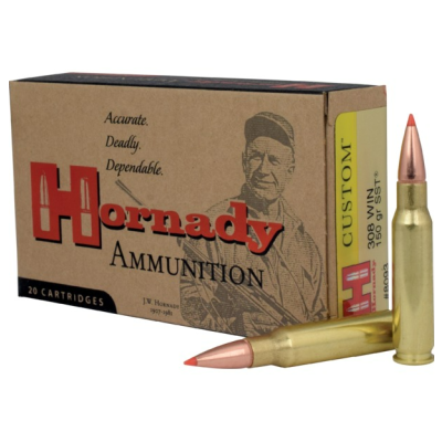Hornady Ammunition 308 Winchester 150 Grain SST Polymer Tipped 20 Count