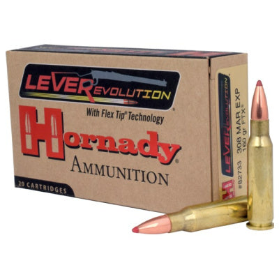 Hornady Ammunition 308 Marlin Express 160 Grain FTX Polymer Tipped 20 Count