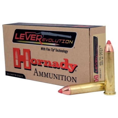 Hornady Ammunition 45-70 Government 325 Grain FTX Polymer Tipped 20 Count