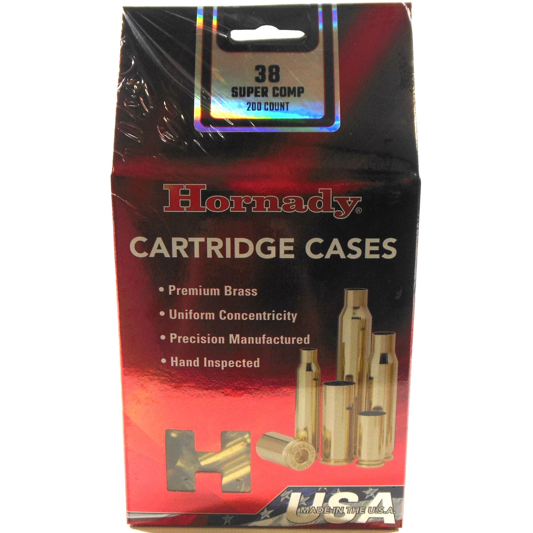 Hornady Brass Unprimed 38 Super Comp (200)