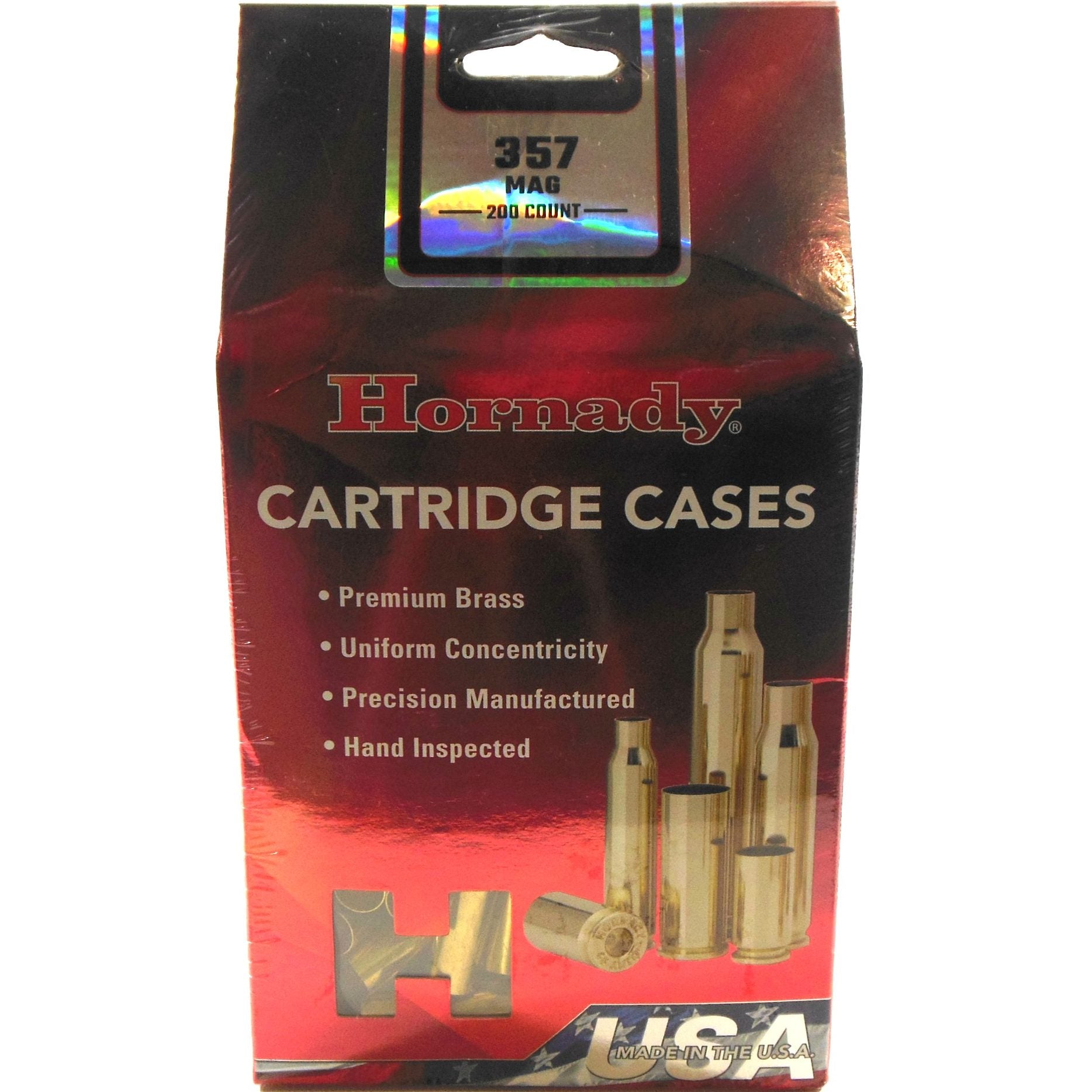 Hornady Brass Unprimed 357 Mag (200) 5/Cs
