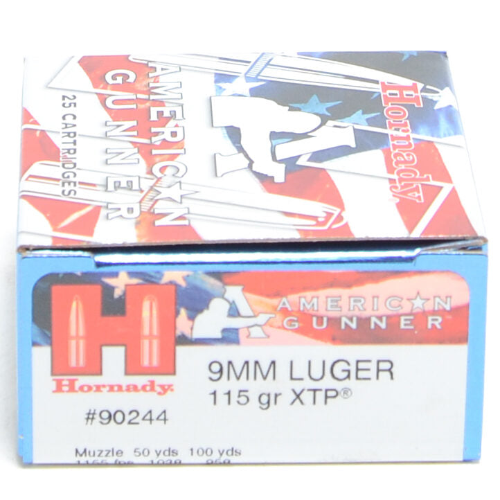 Hornady Ammunition 9mm Luger 115 Grain Jacketed Hollow Point