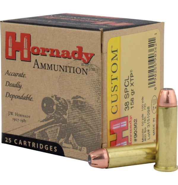 Hornady Ammunition 38 Special 158 Grain XTP Jacketed Hollow Point 25 Count