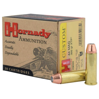 Hornady Ammunition 44 Remington Magnum 300 Grain XTP Jacketed Hollow Point 20 Count