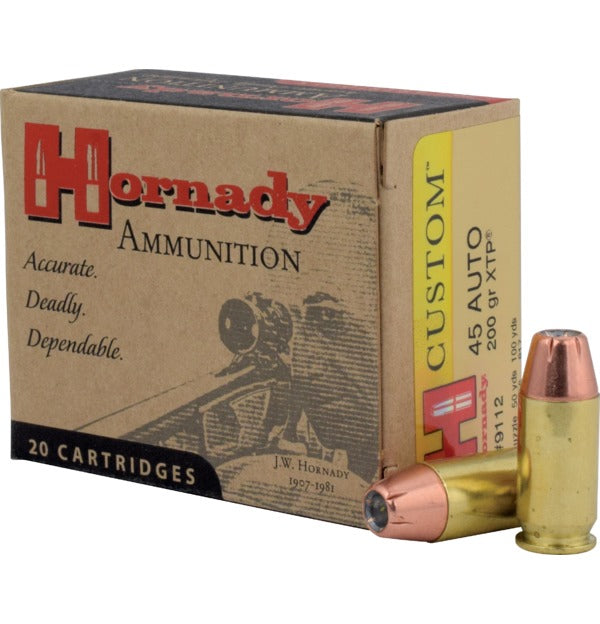 Hornady Ammunition 45 ACP 200 Grain XTP Jacketed Hollow Point 20 Count