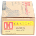 Hornady Ammo 40 S&W 180 Grain XTP (eXtreme Terminal Performance) (20)