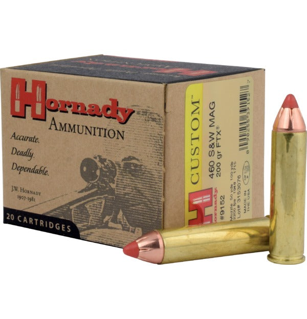 Hornady Ammunition 460 S&W 200 Grain FTX Polymer Tipped 20 Count