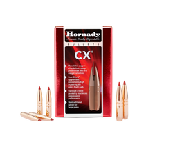 Hornady CX Bullets 338 Lapua Mag .338 Diameter 240 Grain Polymer Tip 50 Count
