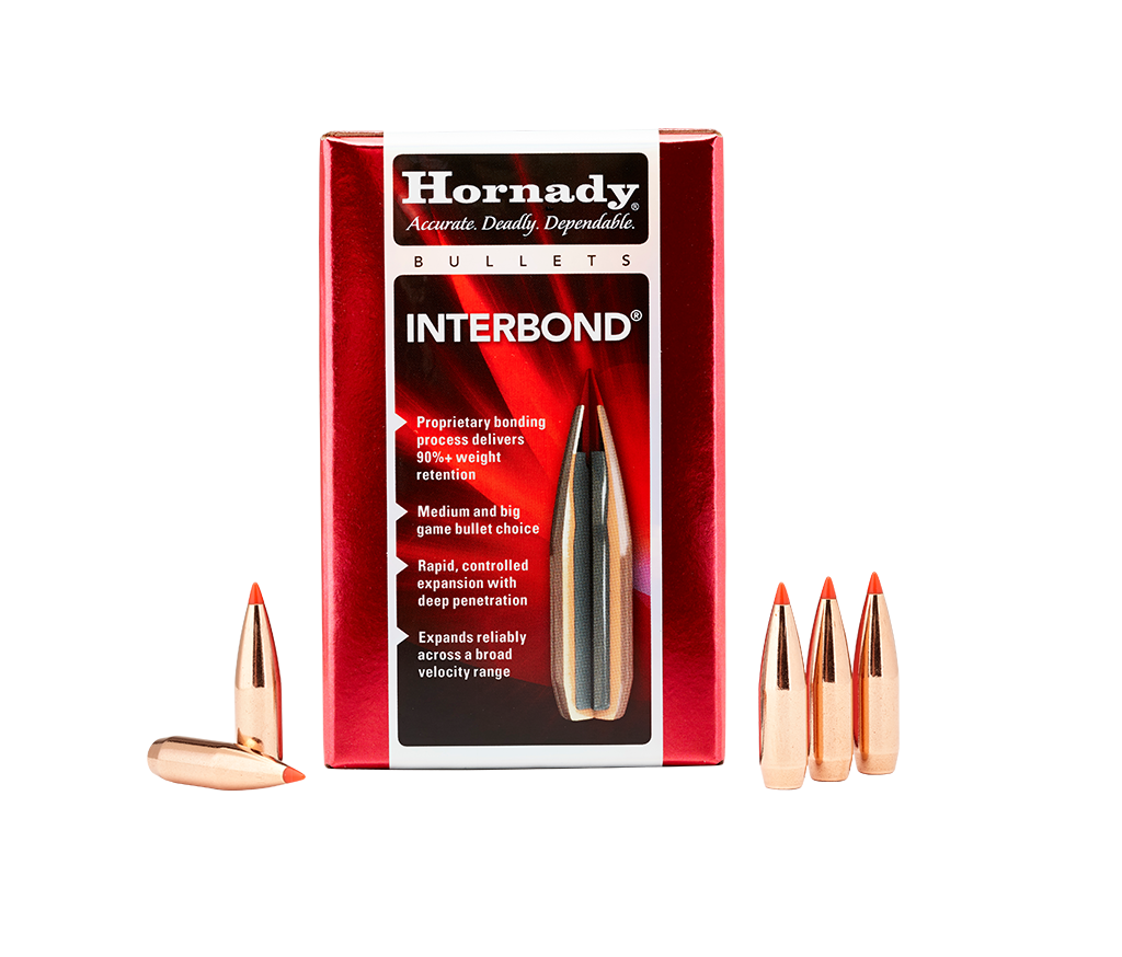 Hornady .243 Diameter 85 Grain Polymer Tip InterBond 100 Count Bullets
