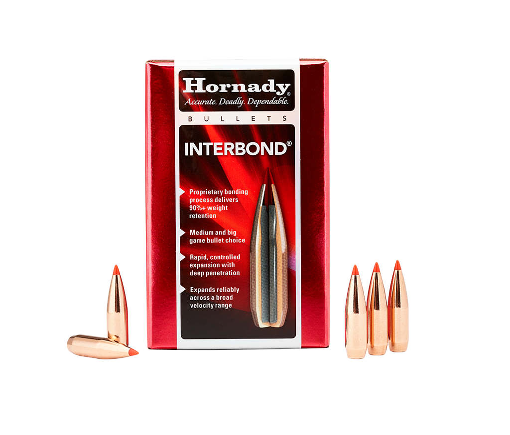 Hornady .277 Diameter 150 Grain Polymer Tip InterBond 100 Count Bullets