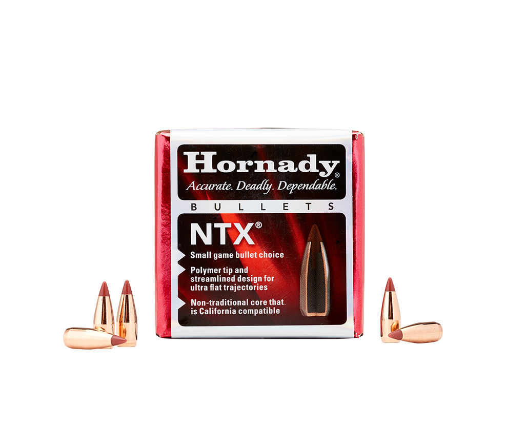 Hornady .204 Diameter 24 Grain Polymer Tip NTX 100 Count Bullets
