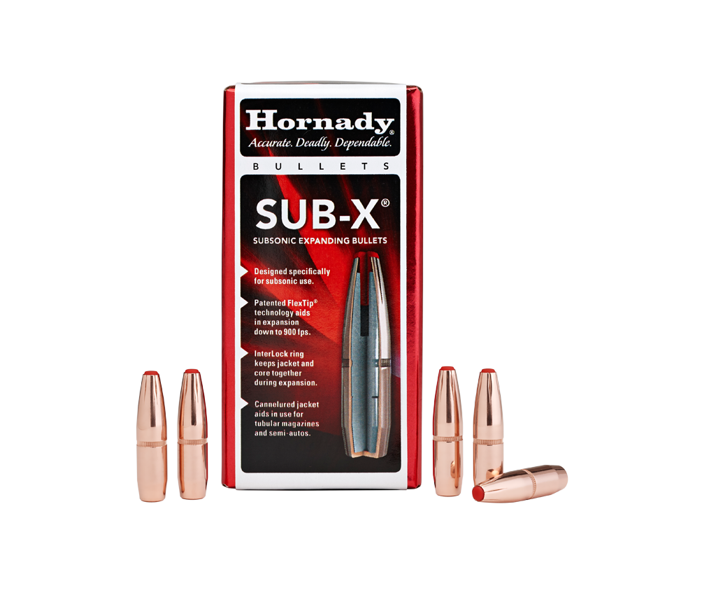 Hornady .458 Diameter 410 Grain Polymer Tip Sub-X 50 Count Bullets (45-70 Government)