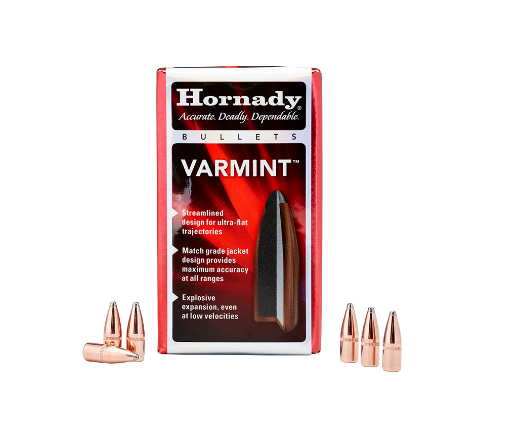 Hornady .224 Diameter 45 Grain Hollow Point Box of 100 Count Bullets (218 Bee)