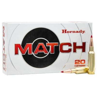 Hornady Ammunition 6.5 Creedmoor 120 Grain ELD Match Polymer Tipped 20 Count