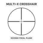 Bushnell Trophy Rifle Scope 1" Tube 4-12x40mm Multi-X Reticle Matte Black