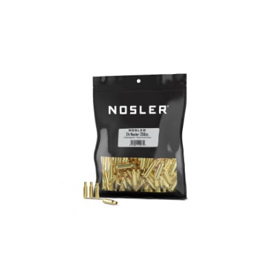Nosler Brass 24 Nosler Bag of 250 Unprocessed