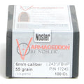 Nosler .243 / 6mm 55 Grain Varmageddon Flat Base Hollow Point (100)