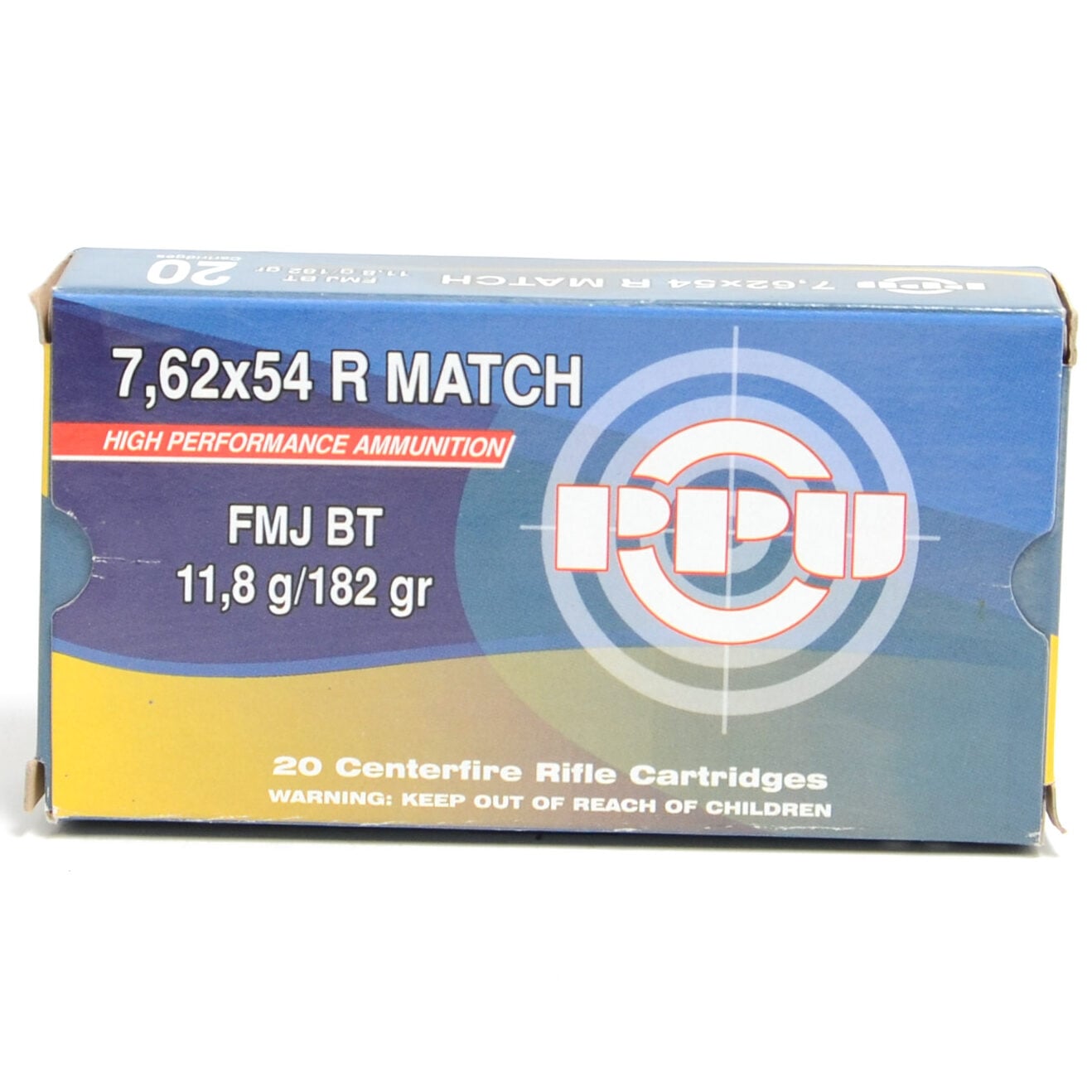 Prvi Ammo 7.62X54R 182 Grain Full Metal Jacket Boat Tail (20)