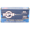 Prvi Ammo 9mm Luger 124 Grain Full Metal Jacket (50)