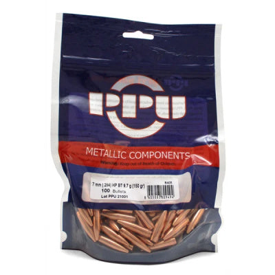 Prvi Partizan .284 Diameter 150 Grain Boat Tail Hollow Point 100 Count Bullets