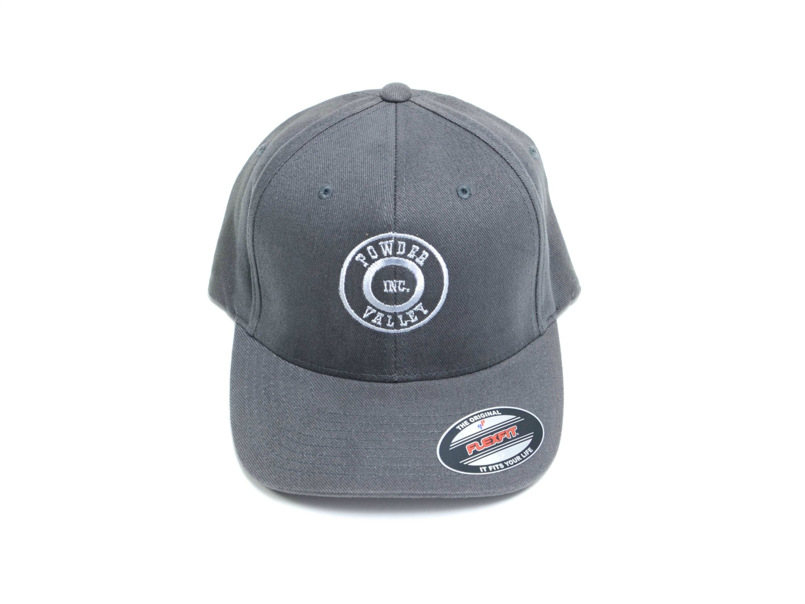 Powder Valley Hat Grey Brushed Twill Flexfit