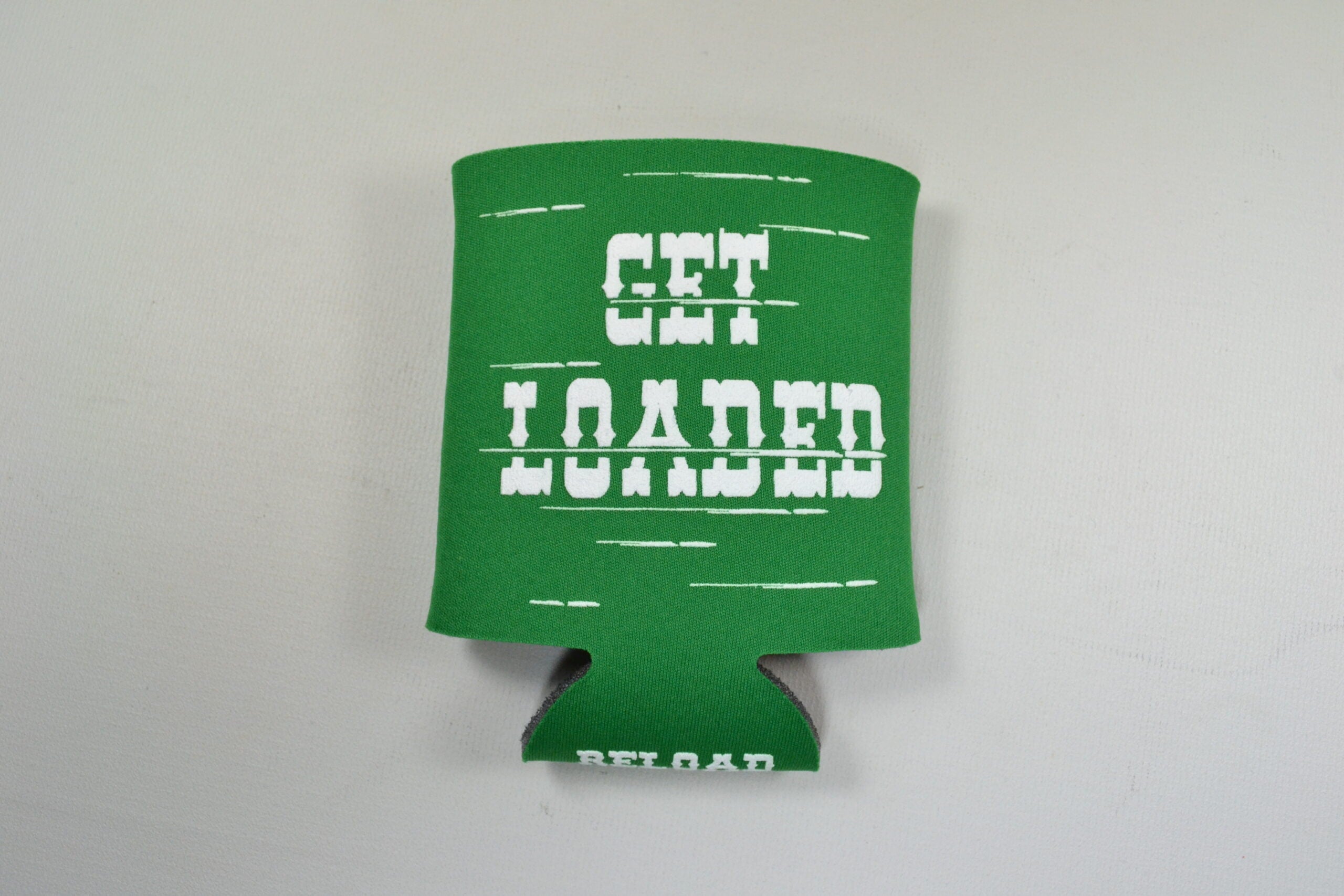 Powder Valley Can Koozie Green