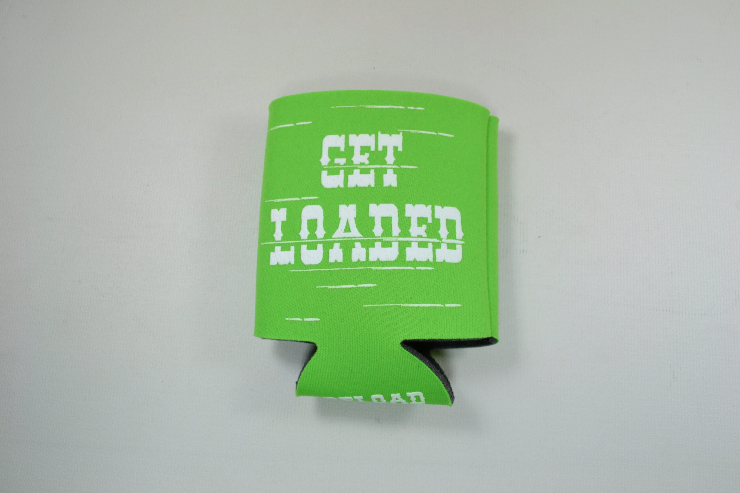 Powder Valley Can Koozie Lime Green