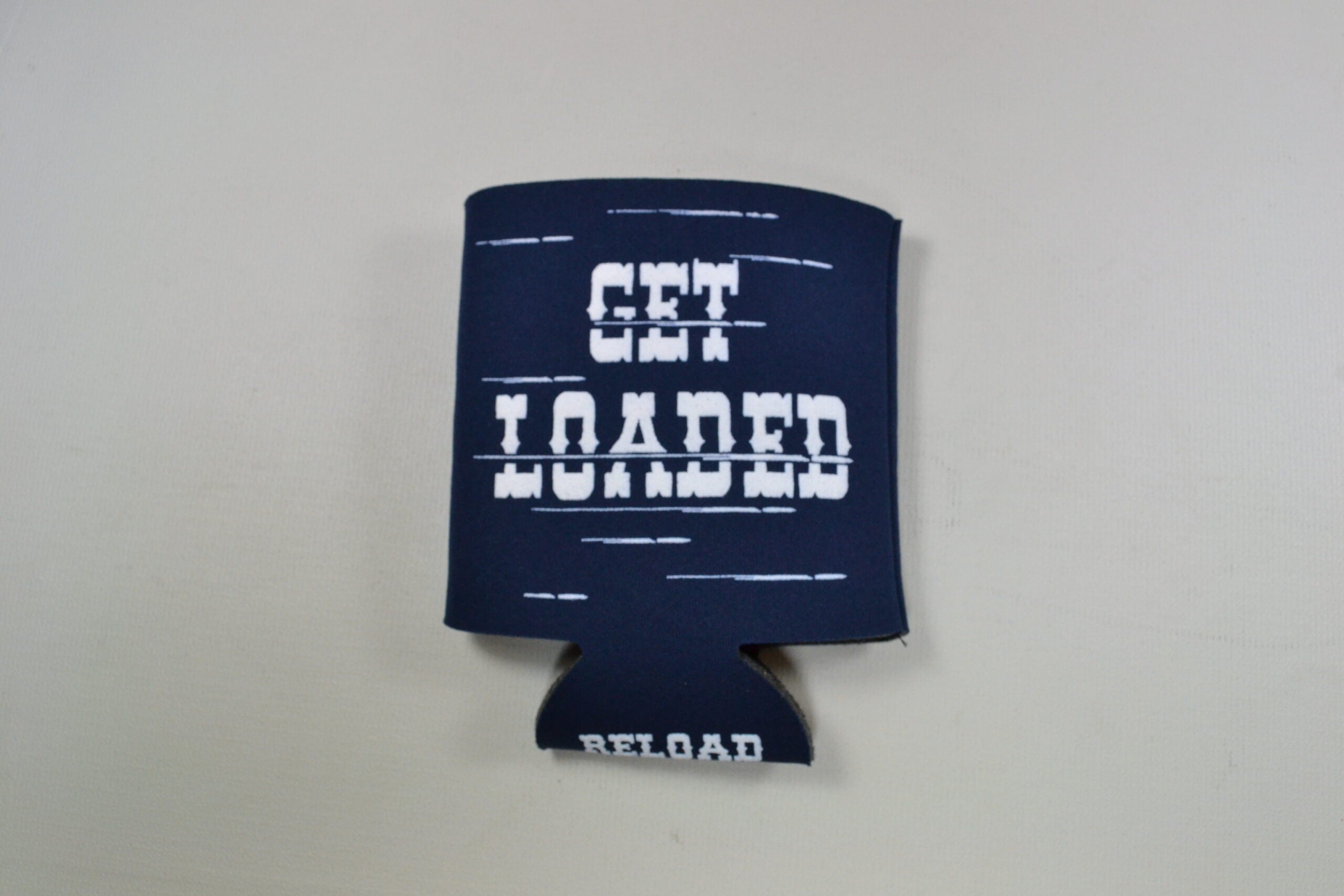 Powder Valley Can Koozie Navy