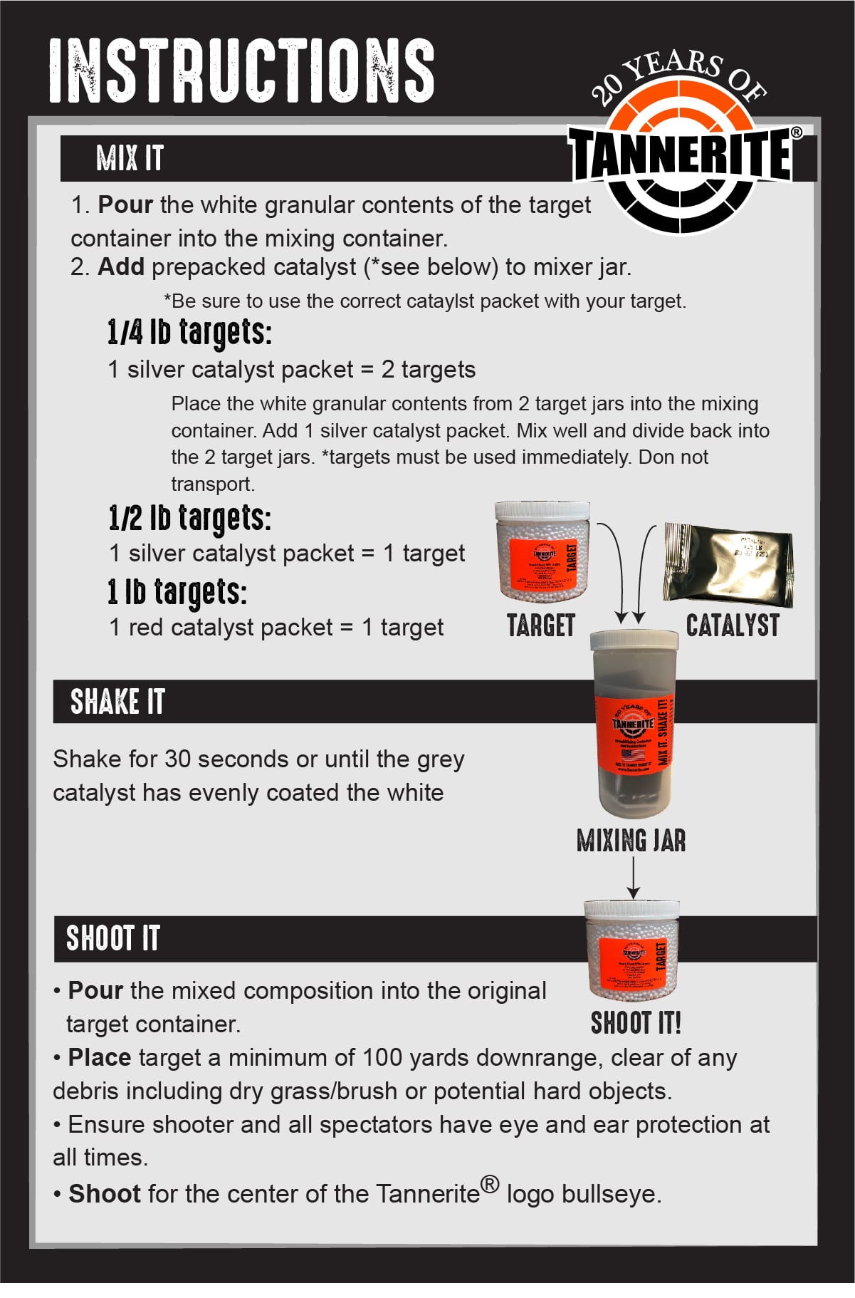 Tannerite ProPak 10 (10 - 1 lb targets)