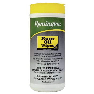 Remington Rem Oil Gun Cleaning Wipes 12 count