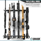 Savior Equipment Wall Mounted Gun Rack
