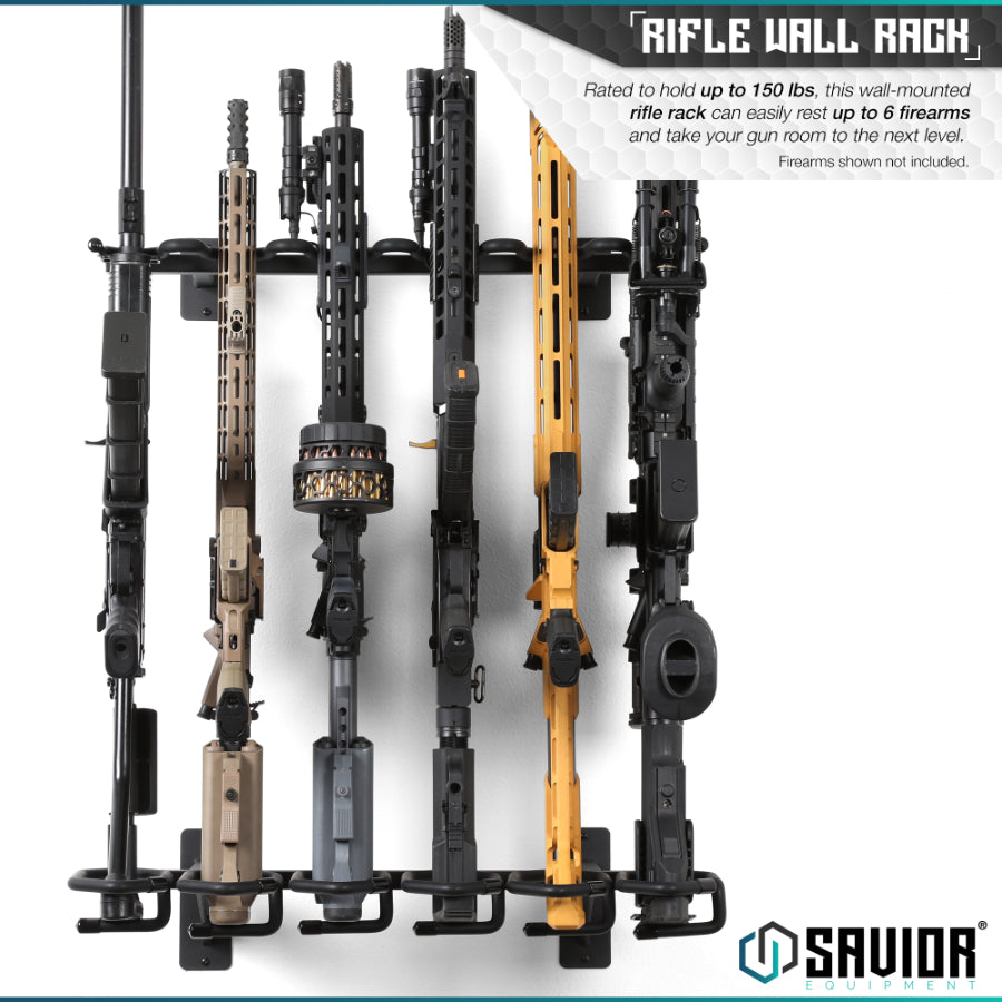 Savior Equipment Wall Mounted Gun Rack
