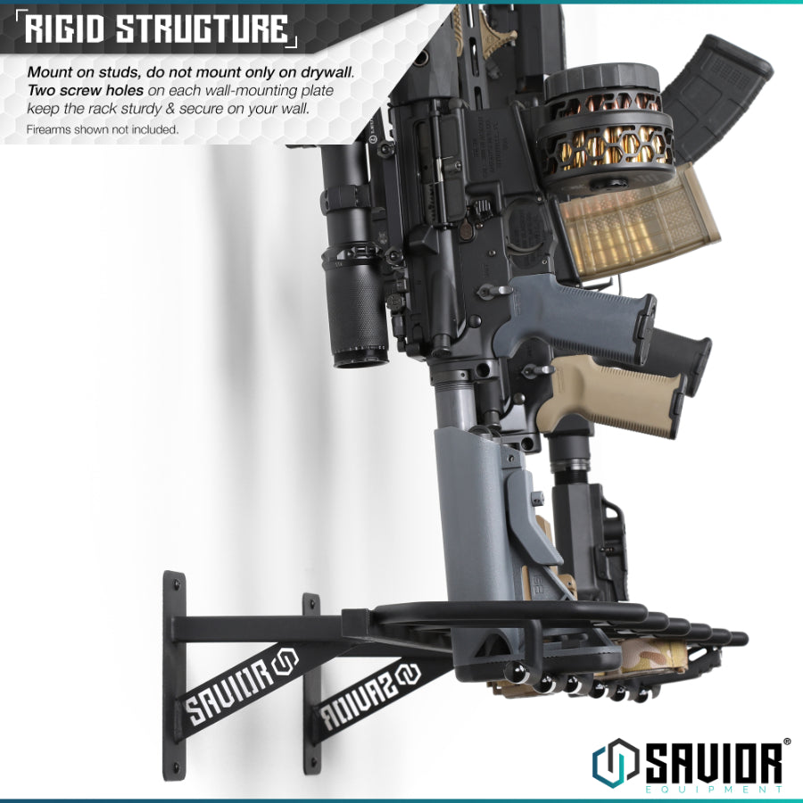 Savior Equipment Wall Mounted Gun Rack