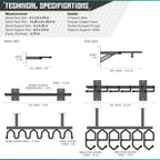 Savior Equipment Wall Mounted Gun Rack