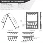 Savior Equipment Collapsible Moble Gun Rack